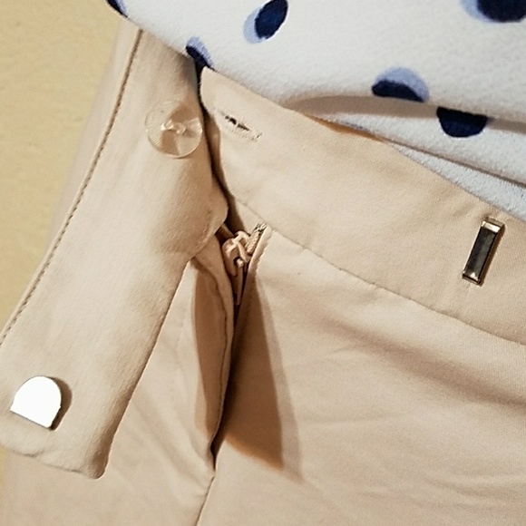 Cynthia Rowley flat front cropped ankle pant - Picture 3 of 7